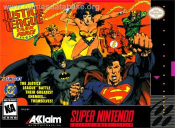 Cover Justice League Task Force for Super Nintendo
